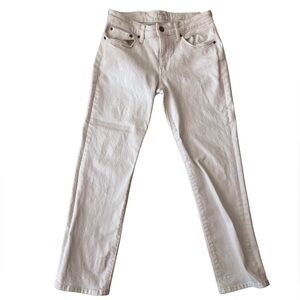 Lucky Brand White Cropped Jeans. Size 4/27